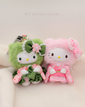 SANRIO | HELLO KITTY 抺茶/櫻花熊和服掛件