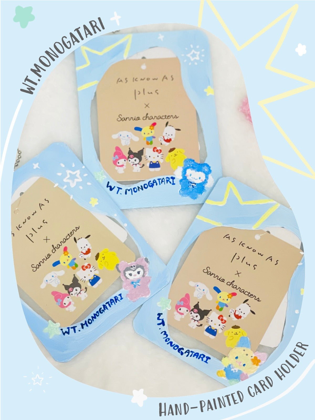 SANRIO x AS KNOW AS PLUS 扣針掛件